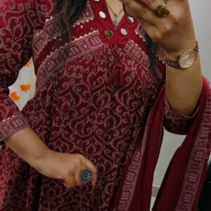 Anarkali Kurta with Mirrors