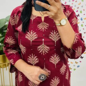 Designed Kurti with Pants