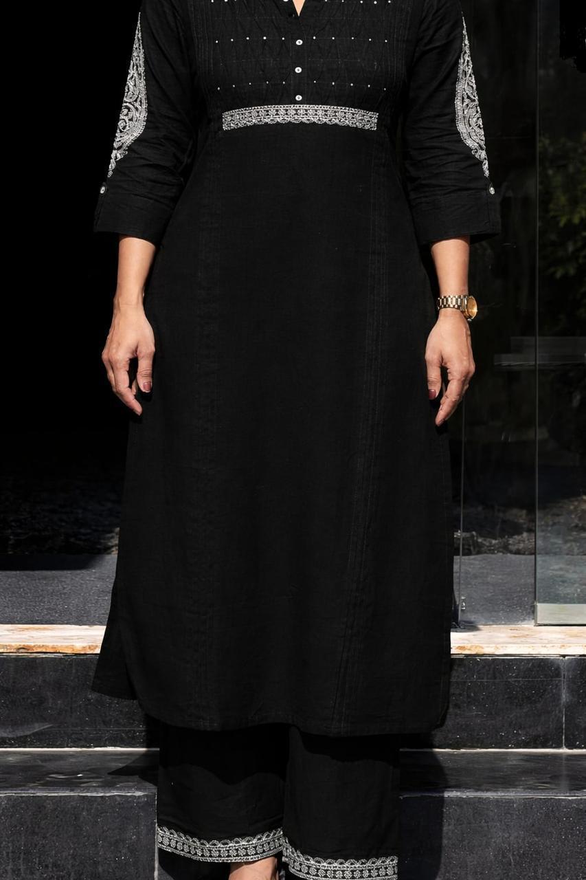 Easy Breezy Summer CottonFlex Kurta Pant Set - Image 3