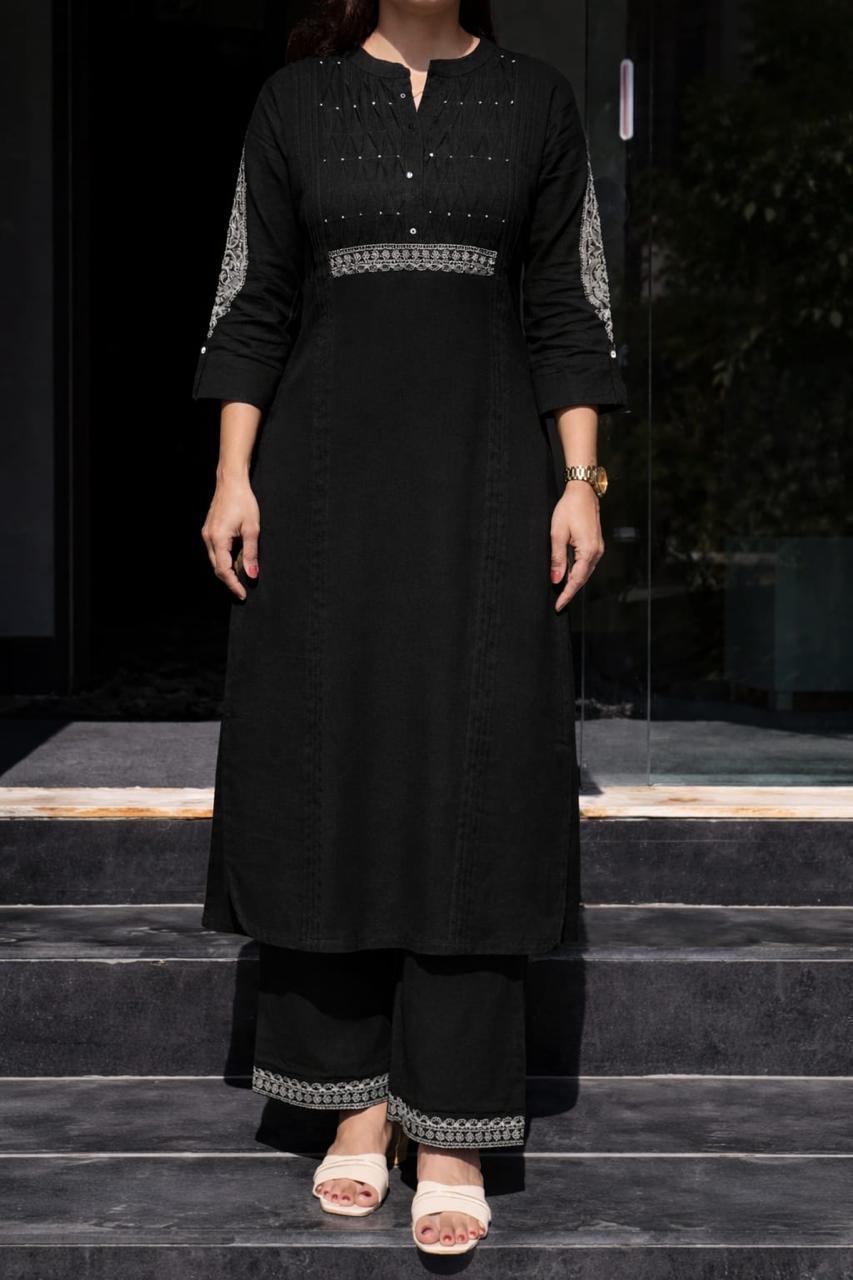 Easy Breezy Summer CottonFlex Kurta Pant Set - Image 4