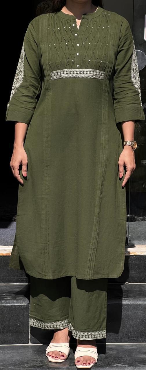 Easy Breezy Summer CottonFlex Kurta Pant Set - Image 8