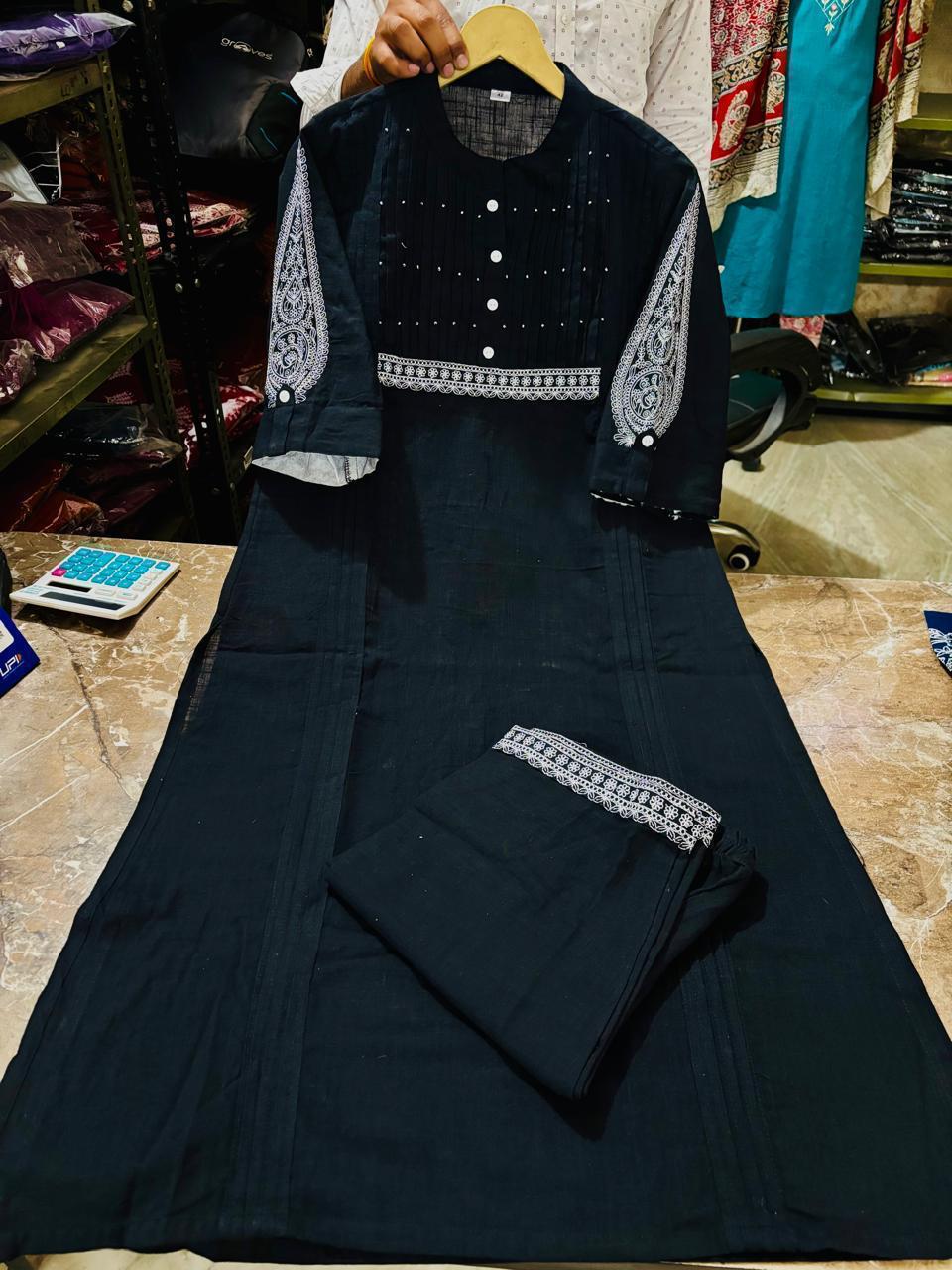 Easy Breezy Summer CottonFlex Kurta Pant Set - Image 11