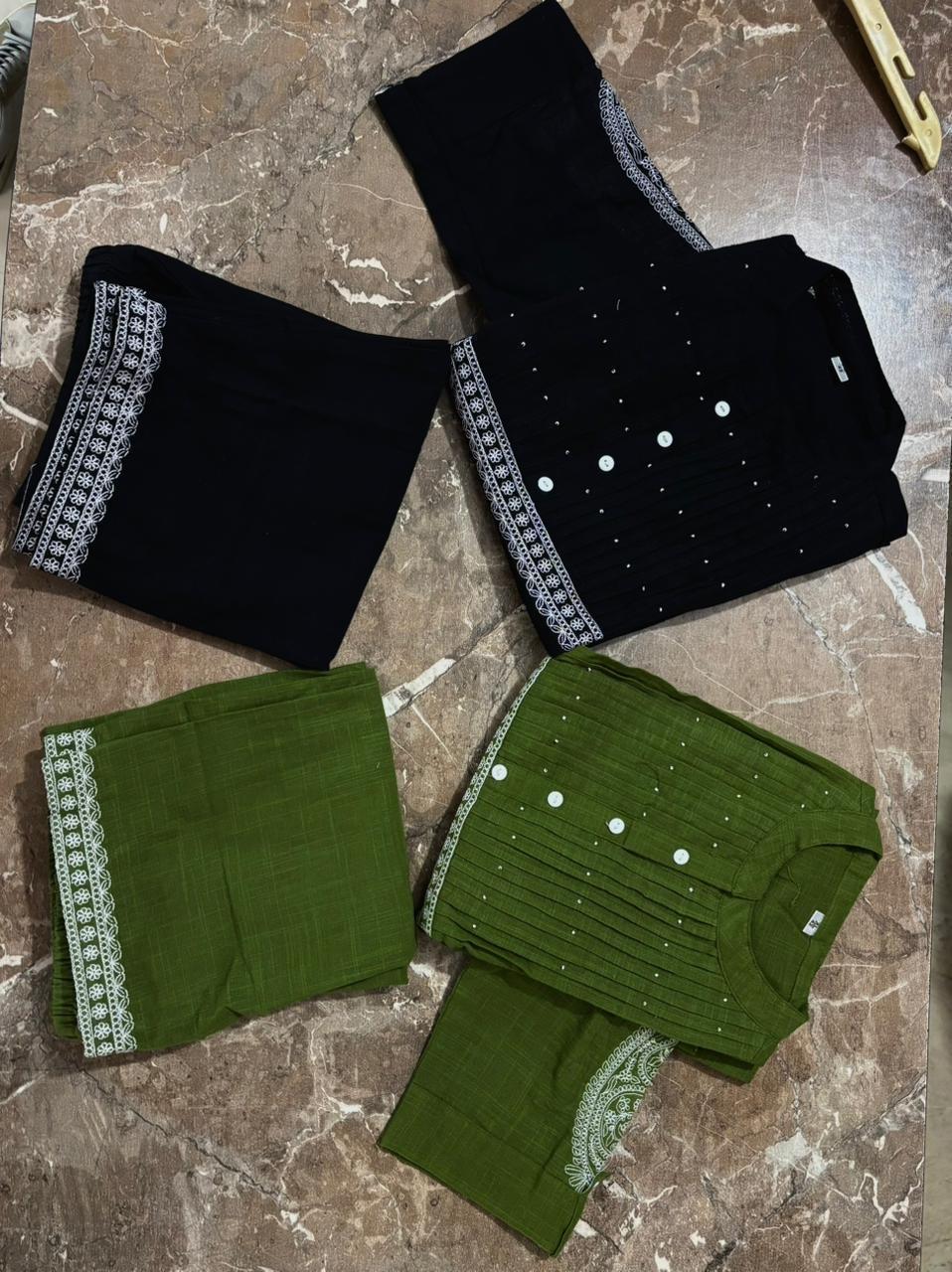 Easy Breezy Summer CottonFlex Kurta Pant Set - Image 12